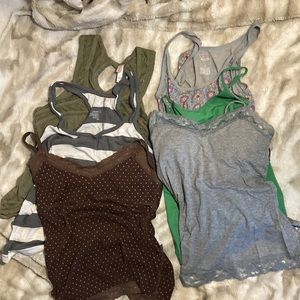 Lot of 6 tanks/camisoles